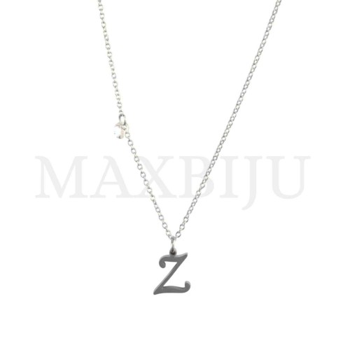 Stainless Steel necklace Letter Pendant 9x10mm
(45cm)