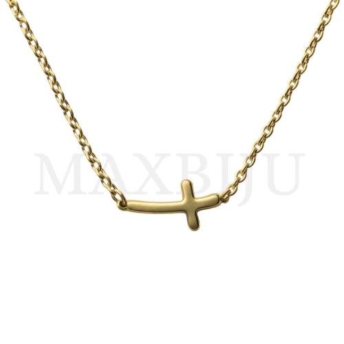 Stainless Steel necklace Cross Pendant 6x13mm
(40cm)