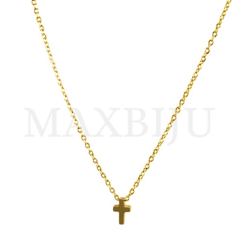 Stainless Steel necklace Cross Pendant 6x9mm
(40cm)