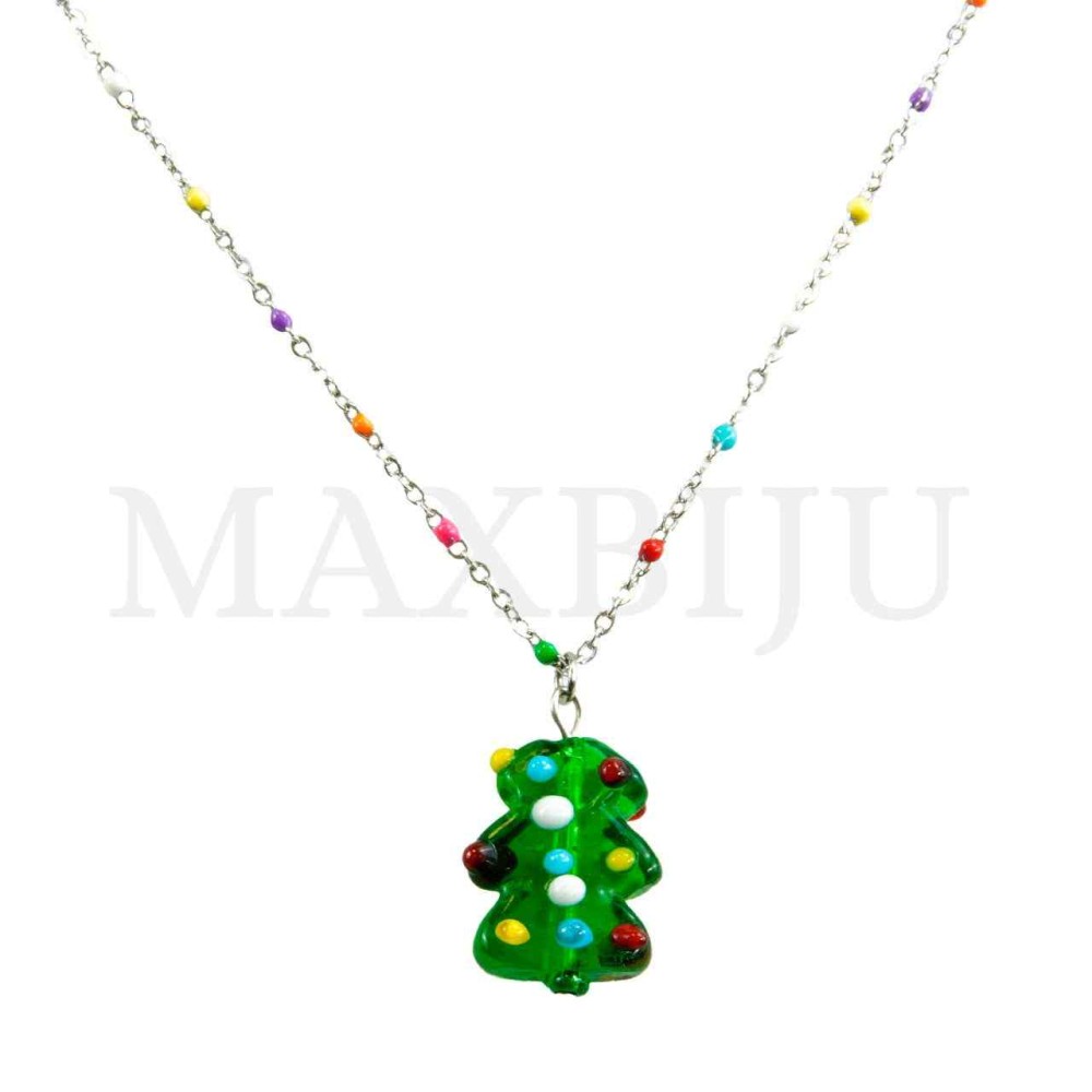 Stainless Steel Christmas Necklace (45cm)