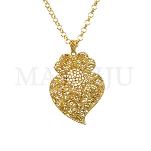 Metal Necklace "Viana" 80cm