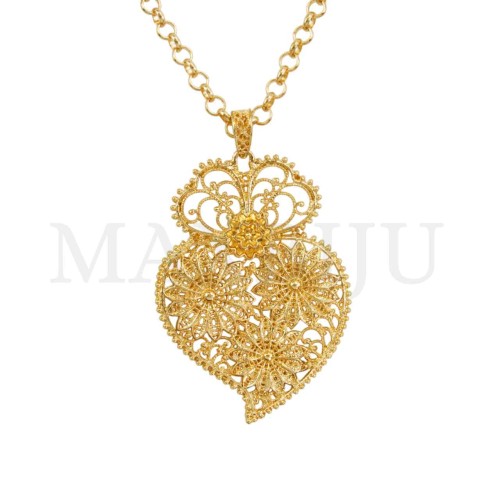 Metal Necklace "Viana" 80cm