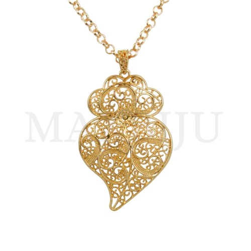 Metal Necklace "Viana" 80cm