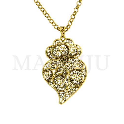 Metal Necklace "Viana" 80cm