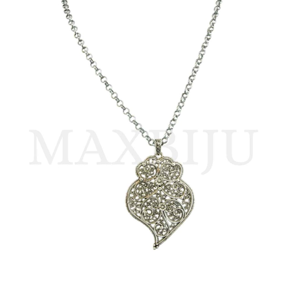Metal Necklace "Viana" 80cm