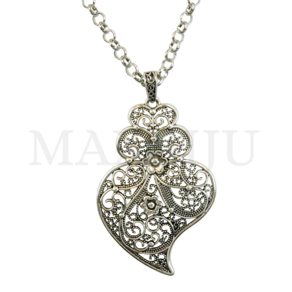 Metal Necklace "Viana" 80cm