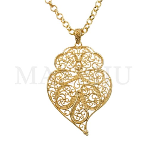 Metal Necklace "Viana" 80cm