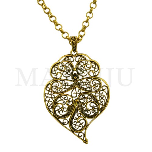 Metal Necklace "Viana" 80cm