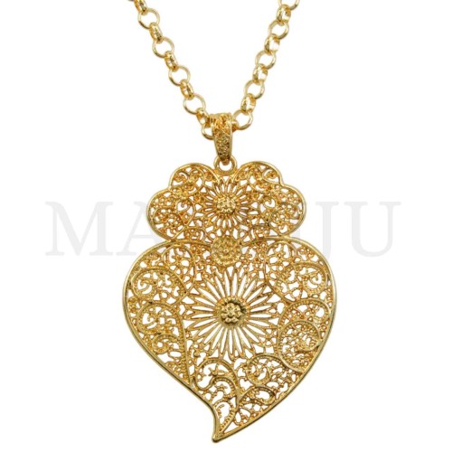 Metal Necklace "Viana" 80cm