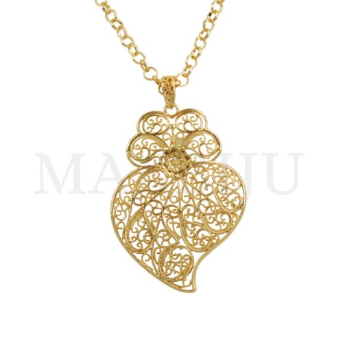 Metal Necklace "Viana" 80cm