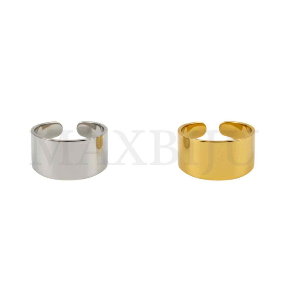 Stainless Steel Adjustable Ring - Simple Ring