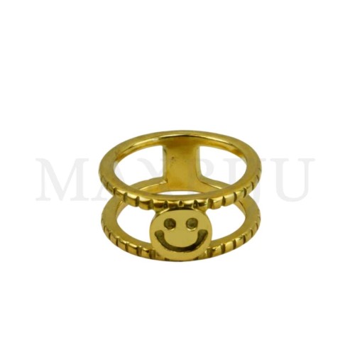 Stainless Steel Alliance Ring - Smile
