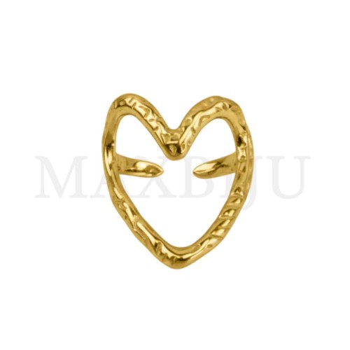 Stainless Steel Alliance Ring - Heart