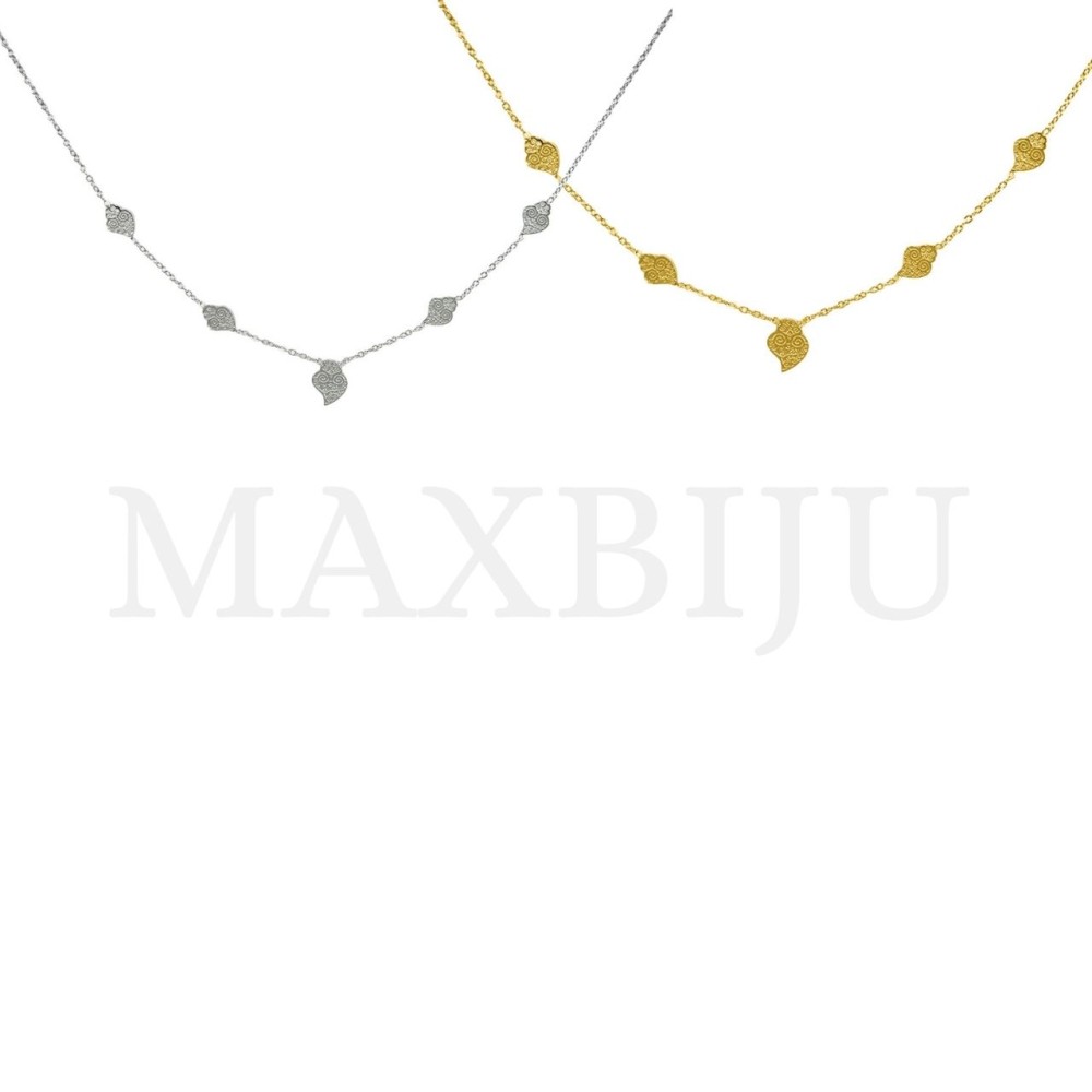 Stainless Steel Viana Heart Necklace - 45cm.