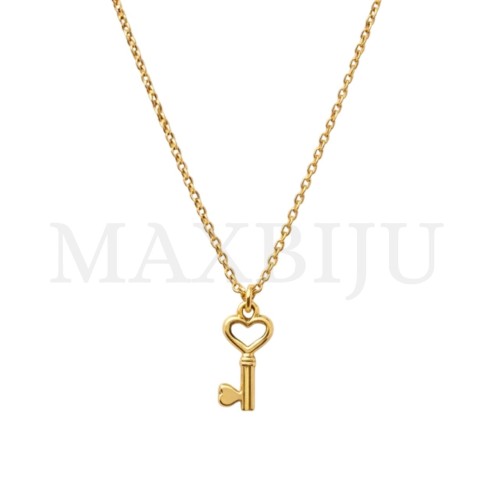 Stainless Steel Key Necklace - 40cm.