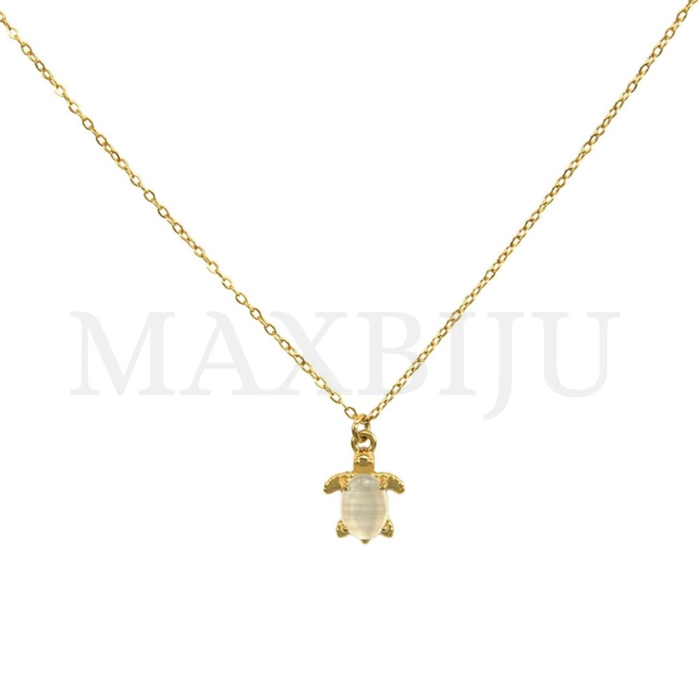 Stainless Steel Turtle Necklace - 40cm.