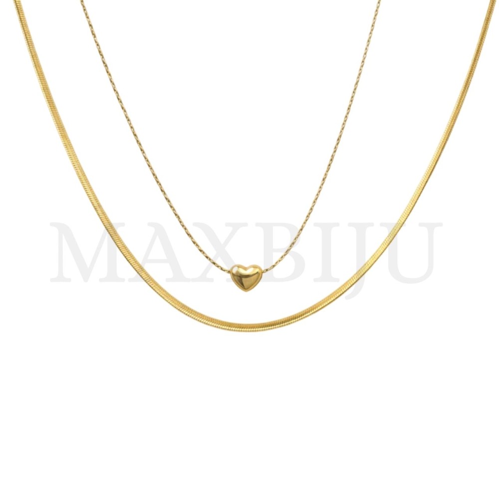 Stainless Steel Necklace - 45cm.