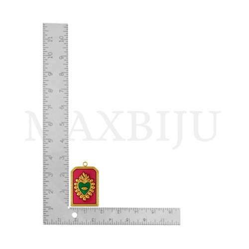 Stainless Steel Pendant 17x28mm