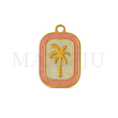 Stainless Steel Pendant 14x20mm