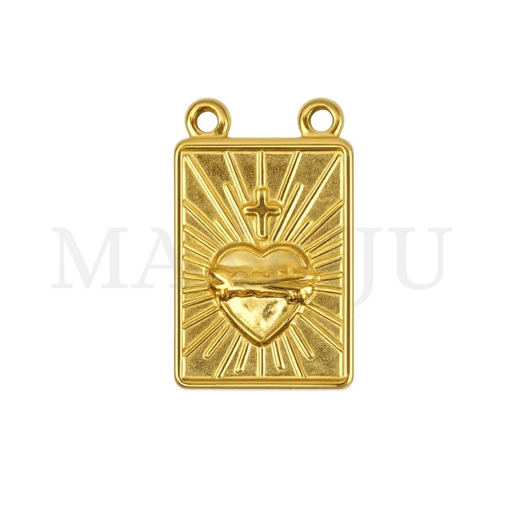 Stainless Steel Pendant 14x21mm