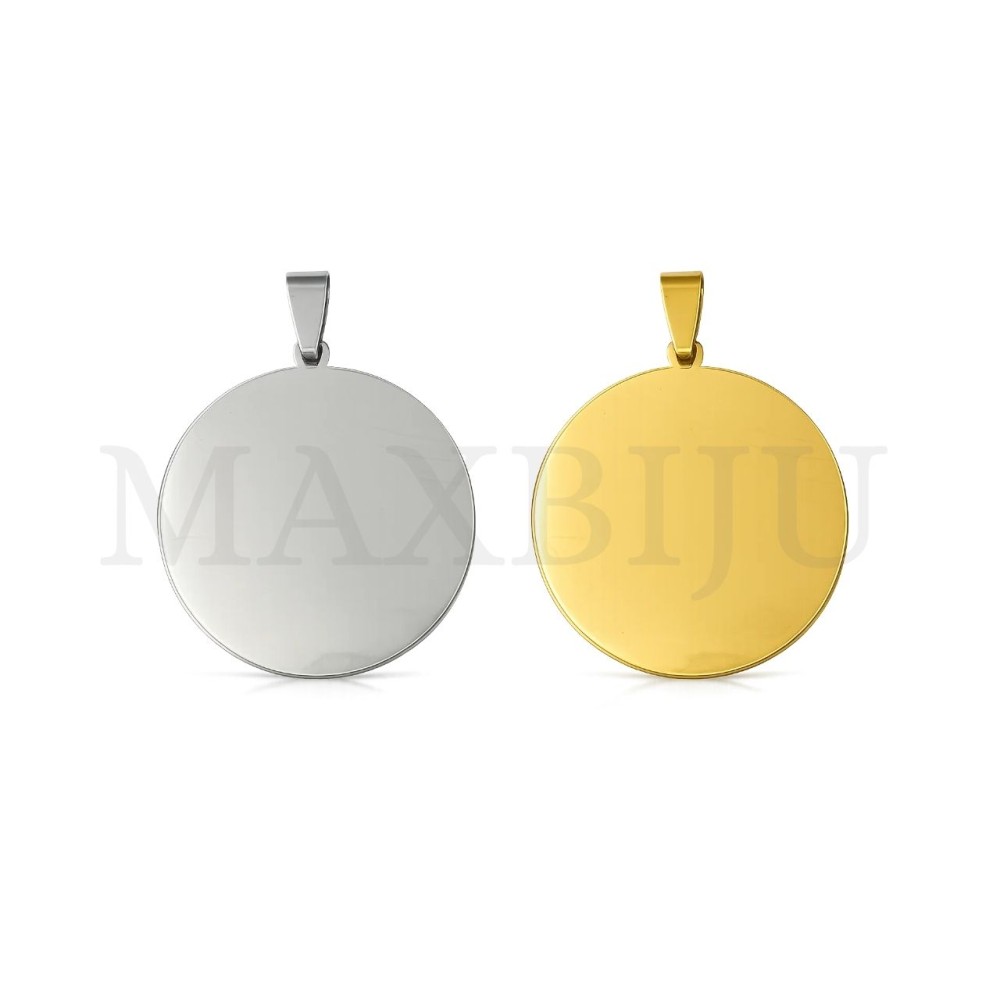 Stainless Steel Pendant 40mm