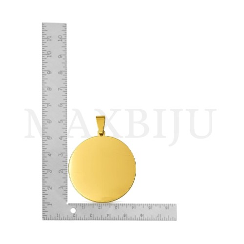 Stainless Steel Pendant 40mm