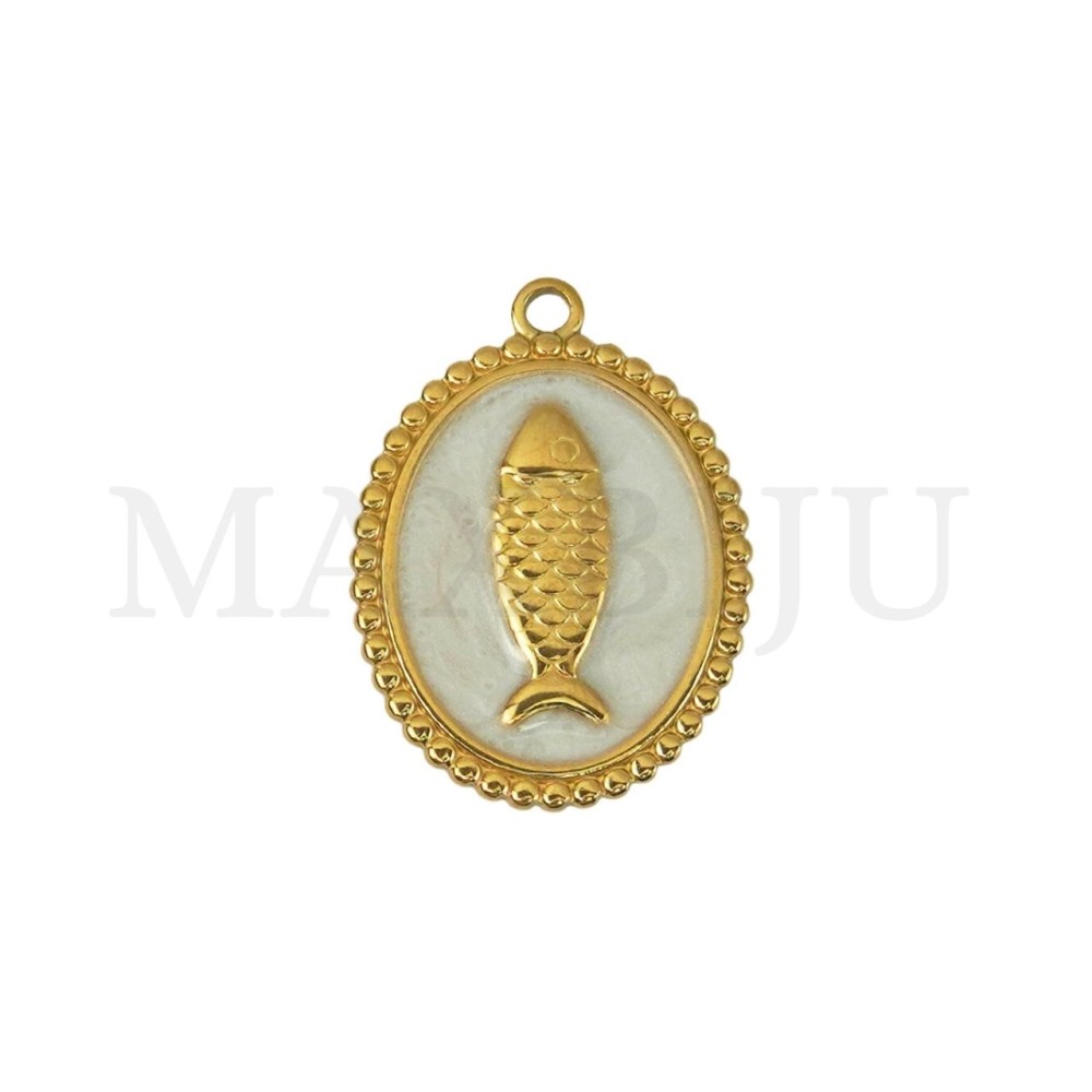 Stainless Steel Pendant 18x24mm