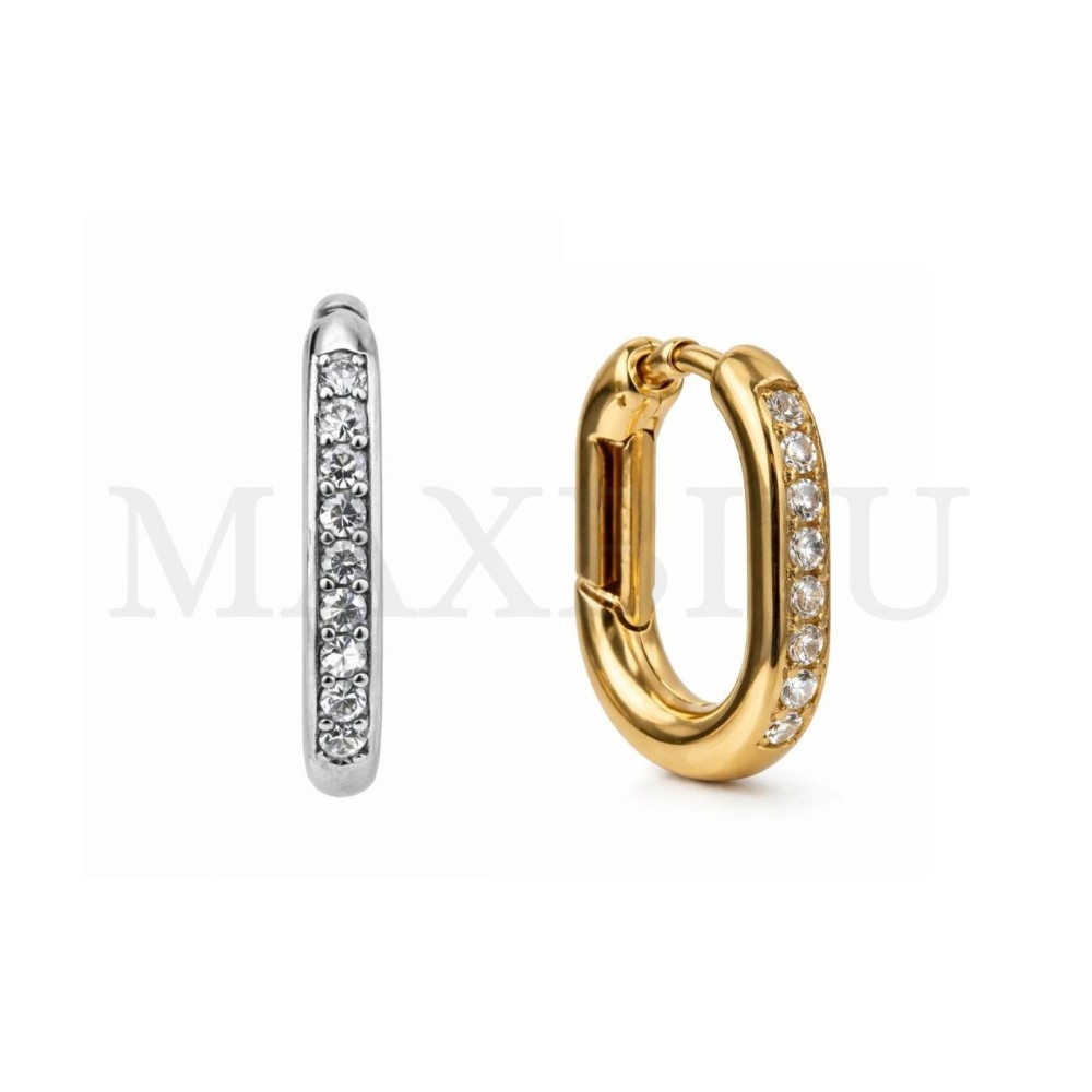 Stainless Steel Earrings 4x22mm