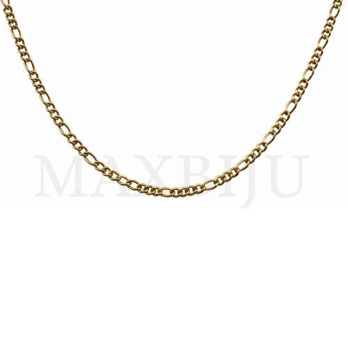 C2508KL: Figaro Twisted Oval Link Stainless Steel Chain - 60cm