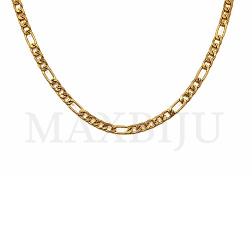 Steel Figaro Links Chain (60cm)