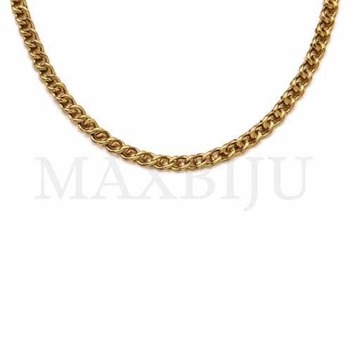 C2508KL: Twisted Oval Link Stainless Steel Chain -50cm