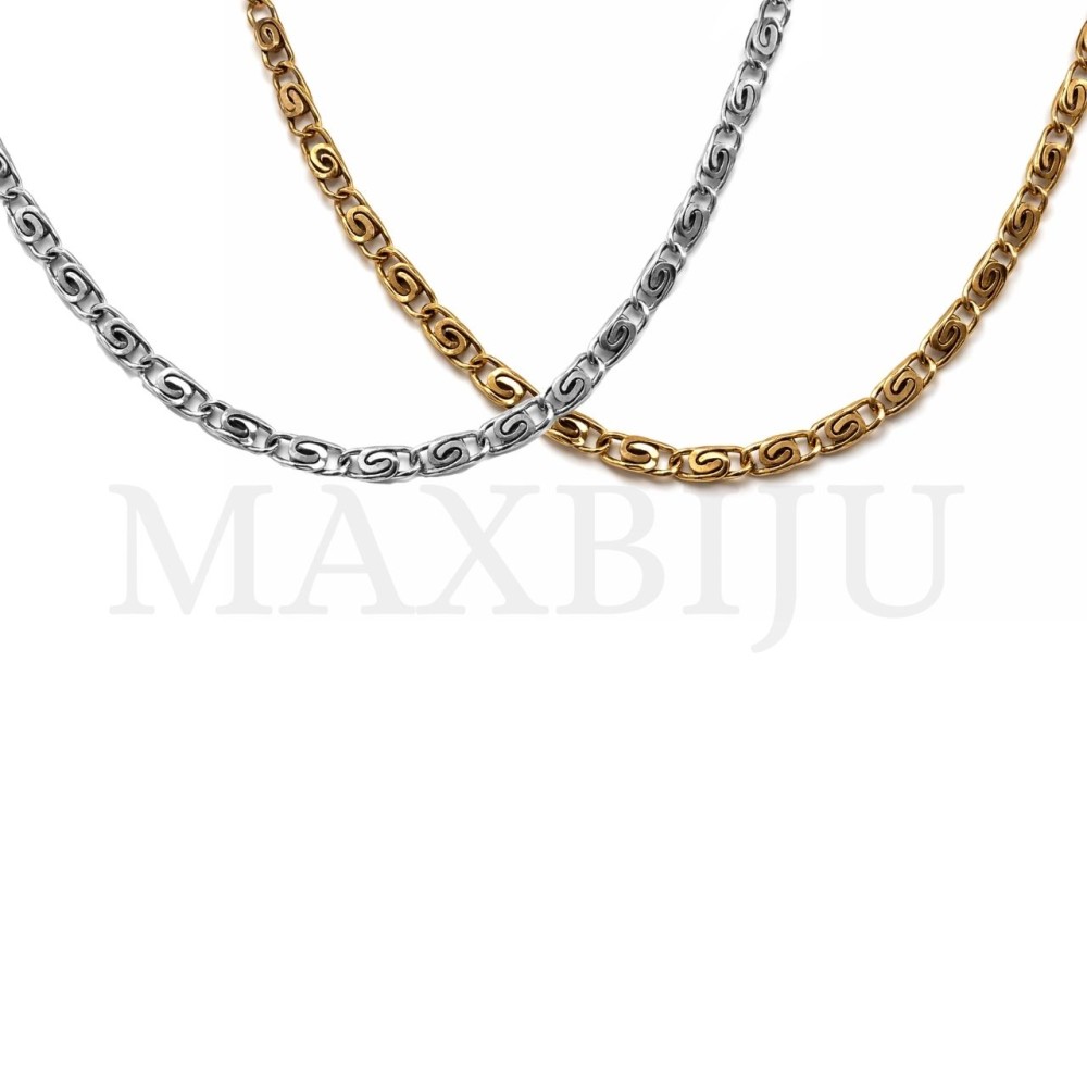 C2508KL: Stainless Steel Chain with Elaborate Links -50cm