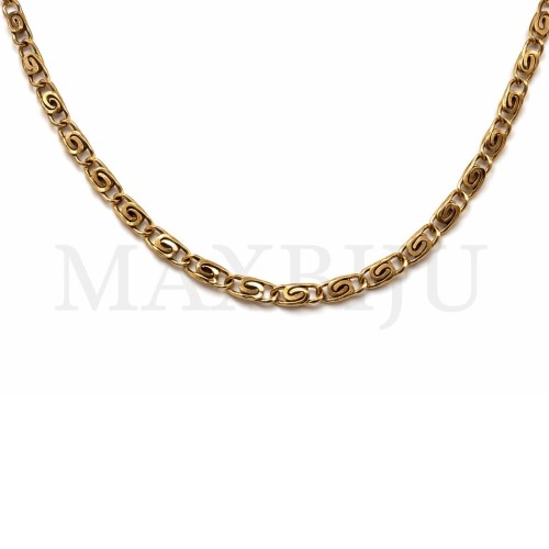 C2508KL: Stainless Steel Chain with Elaborate Links -50cm