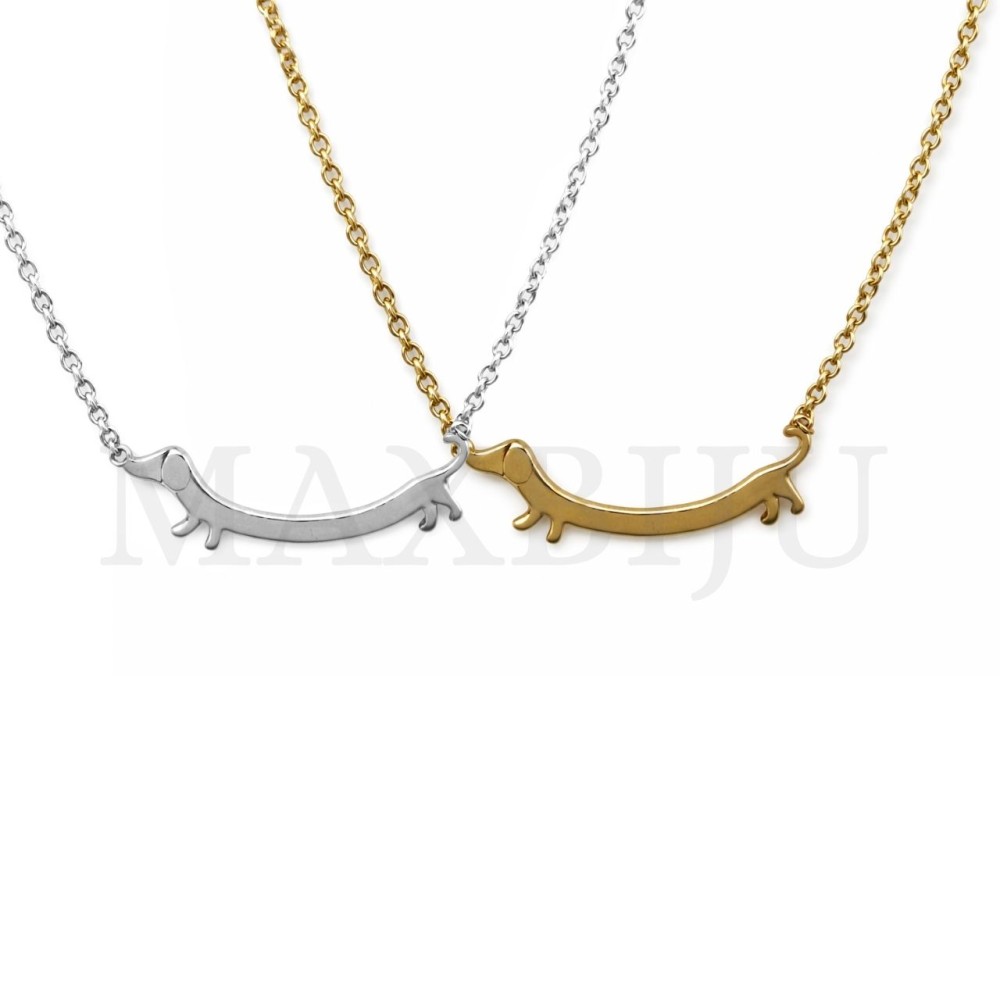 Stainless Steel Dog Necklace - 40cm