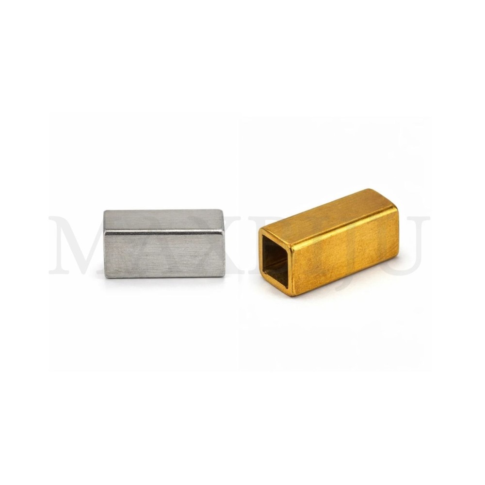  Rectangular Stainless Steel Bead 10x3mm