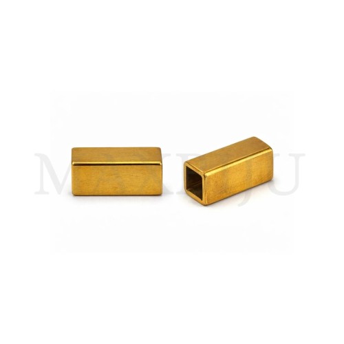  Rectangular Stainless Steel Bead 10x3mm