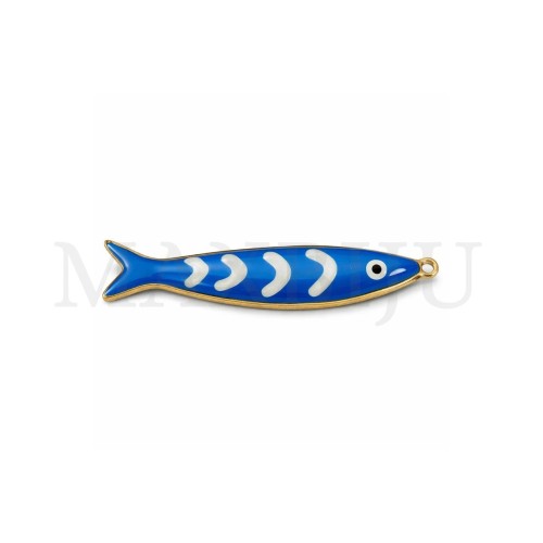 Stainless Steel Fish Pendant - 8x40mm