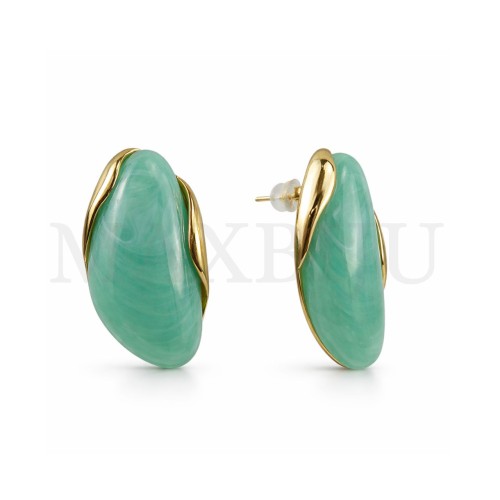 Stainless Steel and Resin Earrings