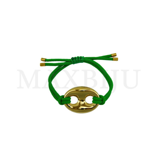 Rope Bracelet With Stainless Steel Pendant – 12cm