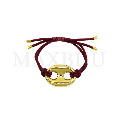 Rope Bracelet With Stainless Steel Pendant – 12cm