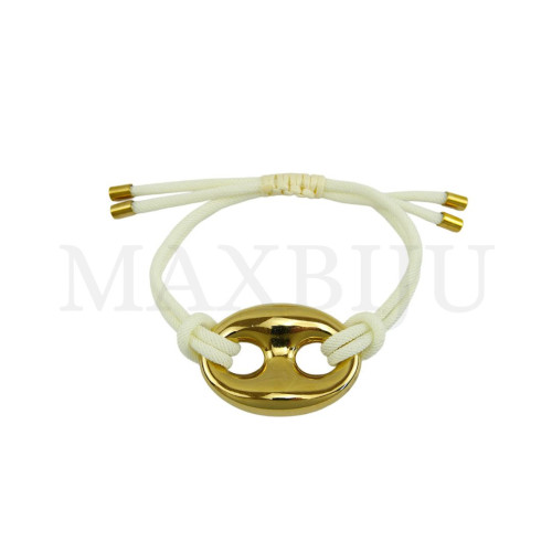 Rope Bracelet With Stainless Steel Pendant – 12cm