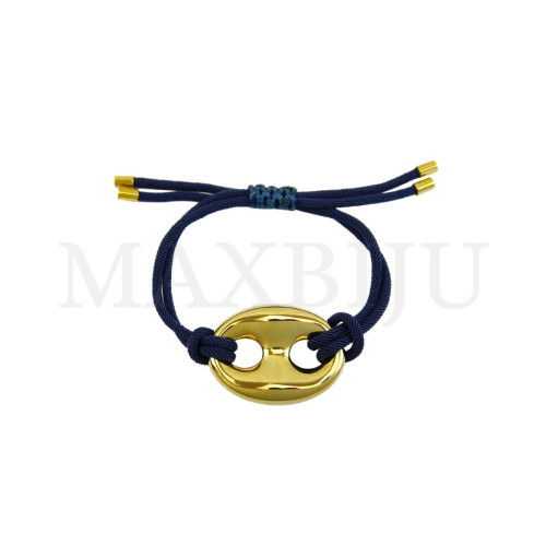 Rope Bracelet With Stainless Steel Pendant – 12cm