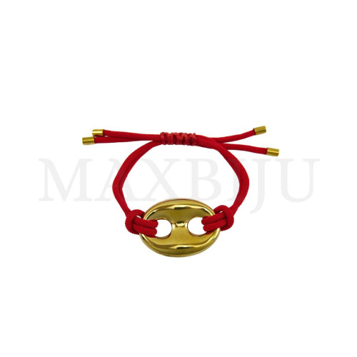 Rope Bracelet With Stainless Steel Pendant – 12cm