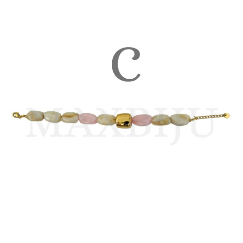 Stainless Steel and Resin Bracelet – 25cm