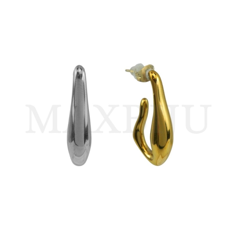 Stainless Steel Earring 7x14x29mm