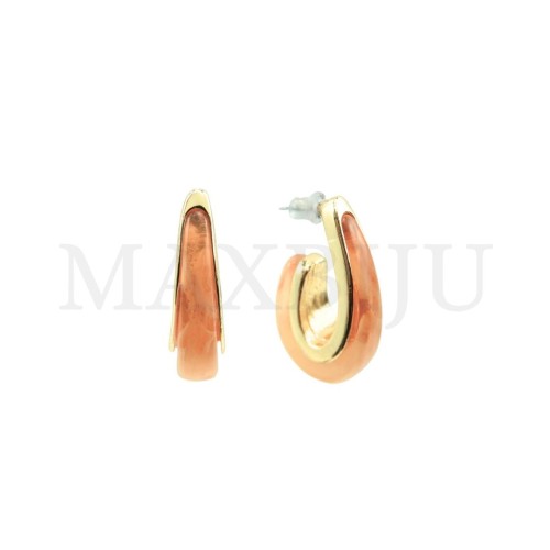 Metal and Resin Earring