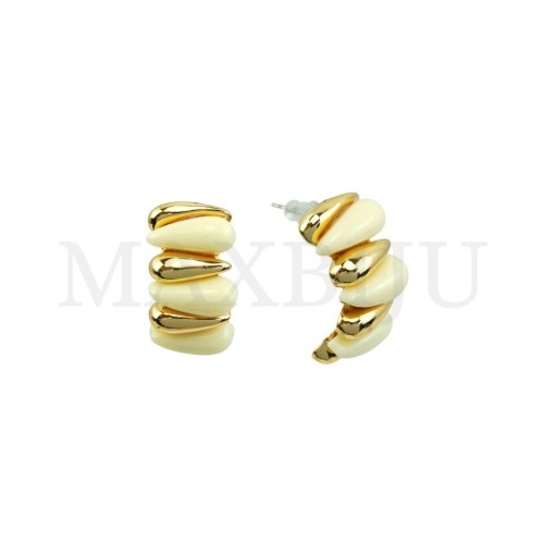 Metal and Resin Earring