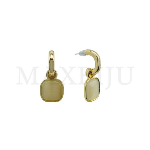 Metal and Resin Earring