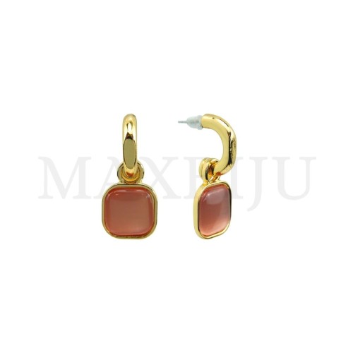 Metal and Resin Earring