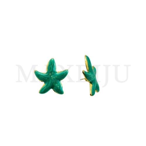 Metal and Resin Earring Starfish